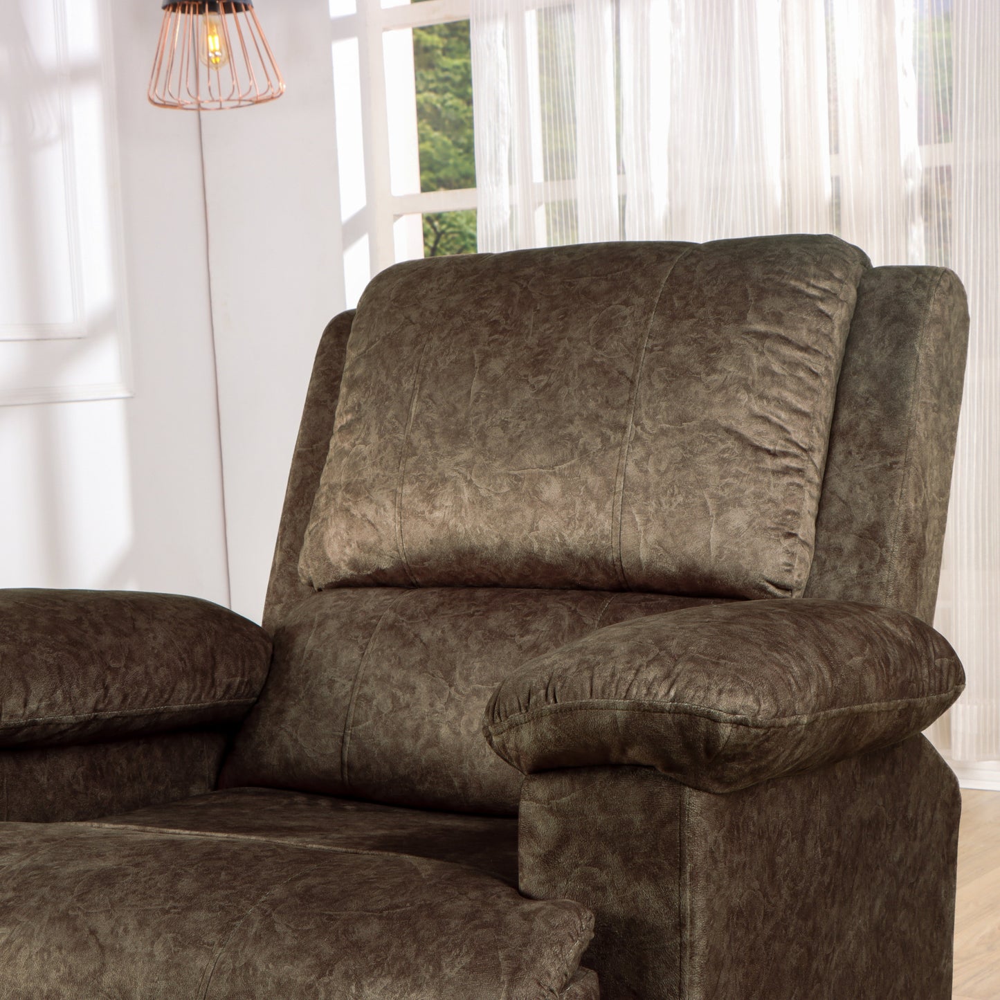 Solis Royale- The Desired Comfort Avaris Brown Recliner Chair Motorized Recliner