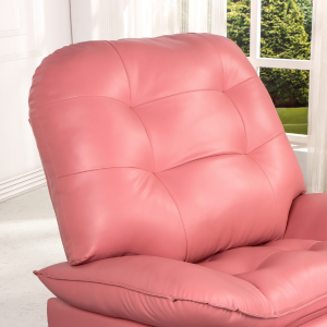 SOLIS ROYALE-The Desired Comfort Luxe Motorized Recliner chair with Rocking & Revolving Feature (Pink,DIY)