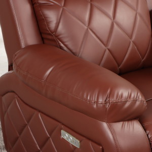 SOLIS ROYALE- The Desired Comfort Recliner Sofa Chair 1 Seater Sofa Chair Relaxyard Motorized Recliner Leatherette Dark Brown