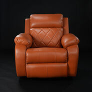 SOLIS ROYALE-The Desired Comfort Solis Royale Recliner Sofa Chair Relaxyard Motorized Recliner Tan