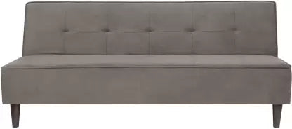 Solis Primus-comfort for all Fully Upholstered 3 Seater Double Foam Fold Out Sofa Cum Bed - Grey Color